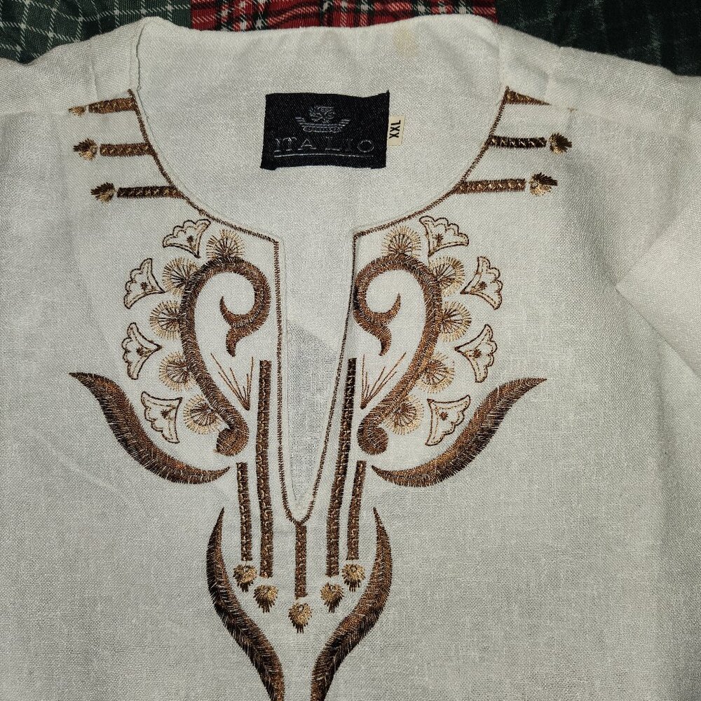 Short Long Sleeve Kurta Men